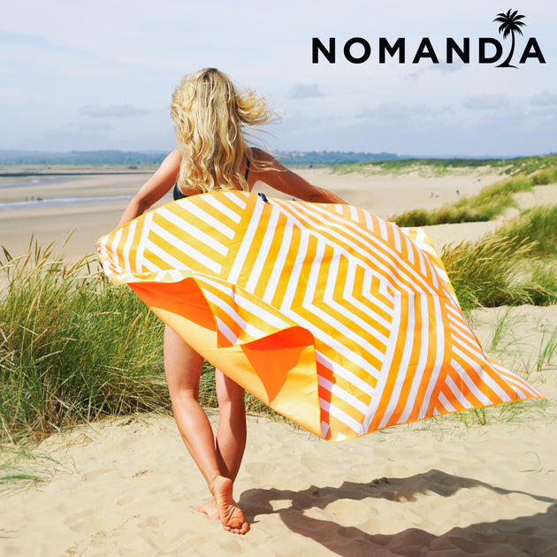 Nomandia ® Microfibre Beach Towel Extra Large & Lightweight